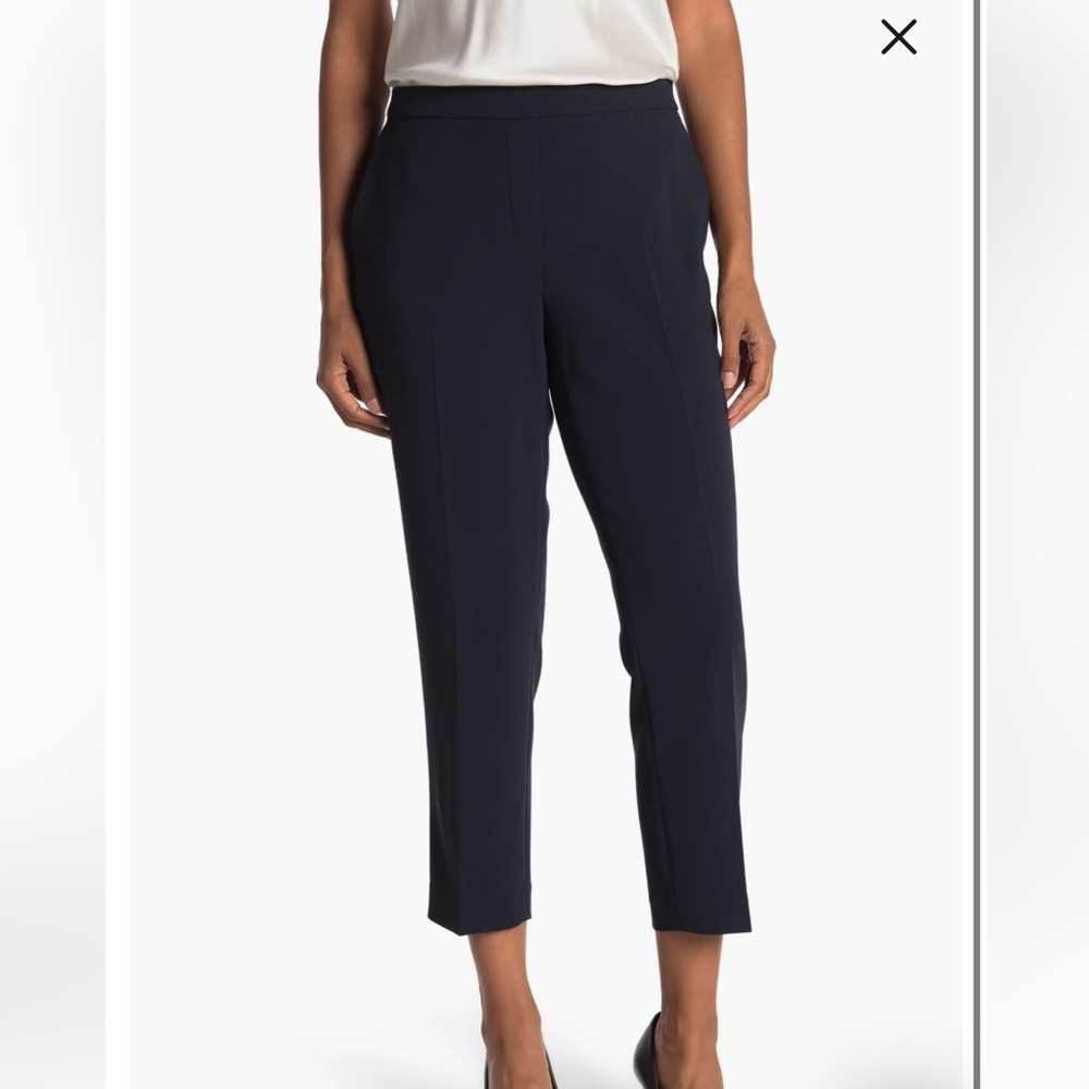 Theory Wide‎ Pull On Pants Navy